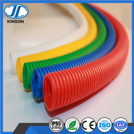 黃色塑料波紋管 橙色波紋管 白色PP波紋管 